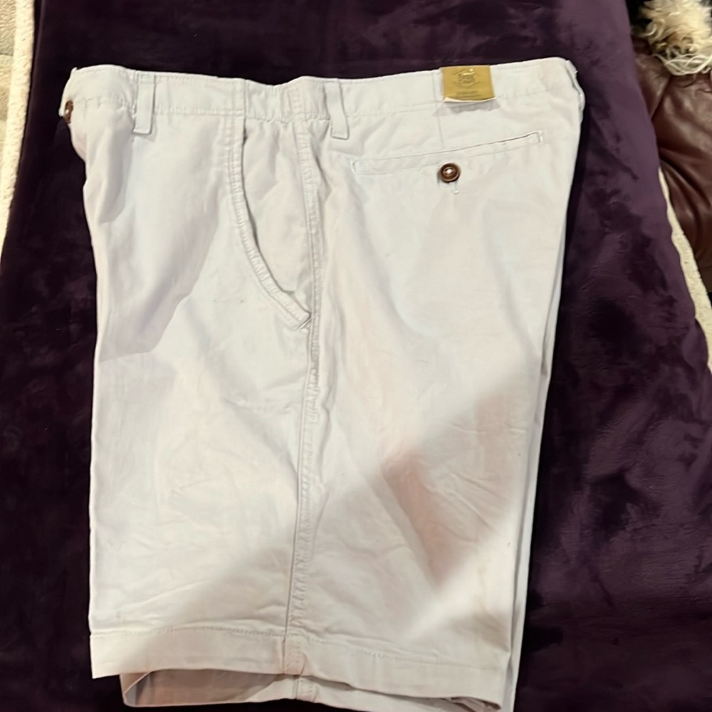 Gray 36W 9” inseam comfort waistband True craft khaki dress shorts 🩳